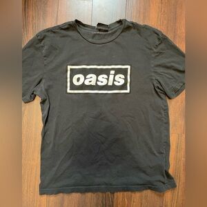 Oasis Black Logo Tee